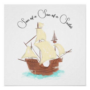 Son of a Son of a Sailor pirate Poster