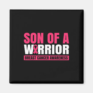 Son Of A Warrior Breast Cancer Awareness Magnet