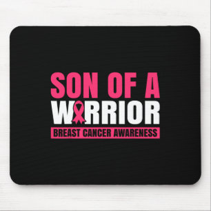 Son Of A Warrior Breast Cancer Awareness Mouse Mat