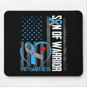 Son Of A Warrior Type One Diabetes T1d Awareness Mouse Mat