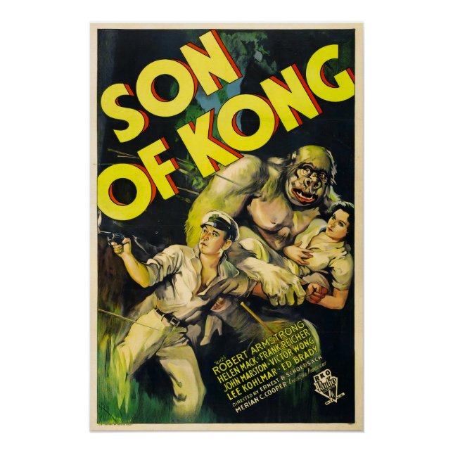 Son of Kong Monster Horror Movie Poster (Front)