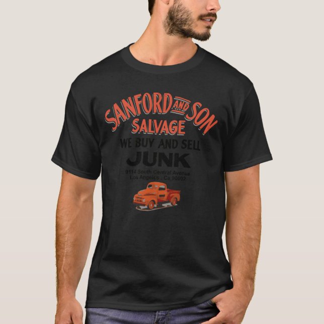 Son of Sanford Salvage Sign boy T-Shirt (Front)