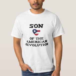 Son of the American Revolution USA Star Eagle Dad  T-Shirt