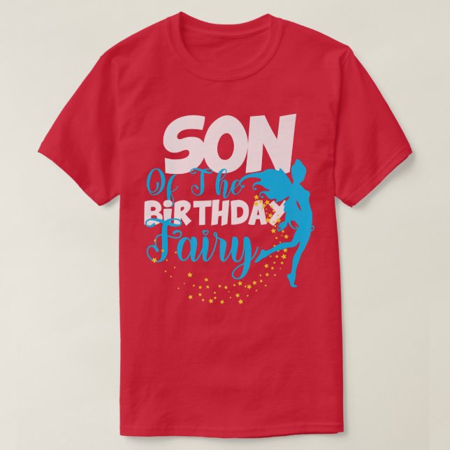 Son of The Birthday Fairy Fantasy Birthday Squad M T-Shirt (Design Front)