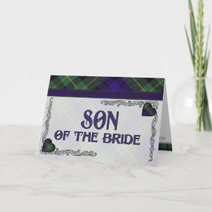 Son of the Bride Invitation — Barclay Tartan
