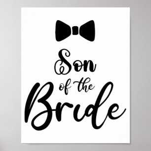 Son Of The Bride Wedding Party Family Son Of The G Poster