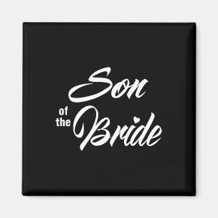Son Of The Bride Wedding Party Matching Bridal Par Magnet