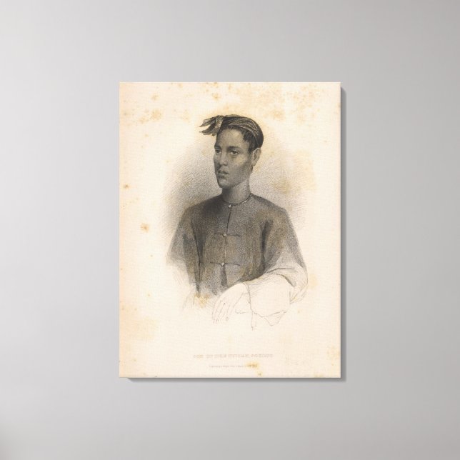 Son of the Sultan, Sooloo, Philippines Canvas Print (Front)