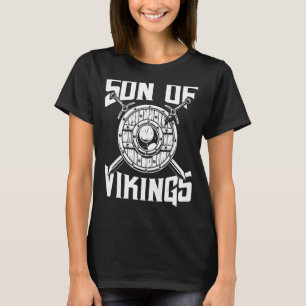 Son of Viking Axe Warrior Valhalla Warriors Mythol T-Shirt