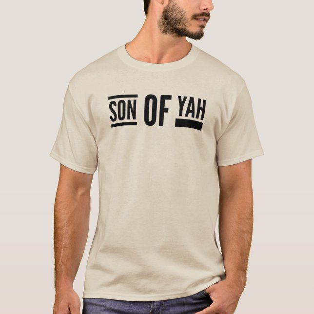 Son of Yah Hebrew Roots Messianic T-Shirt (Front)