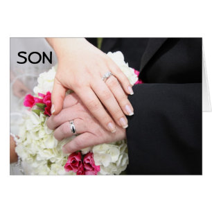 ***SON*** ON WEDDING DAY" WISHING YOU HAPPINESS