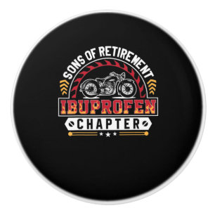 Son Or Arthritis Old Riders Funny Art Gift Ceramic Knob