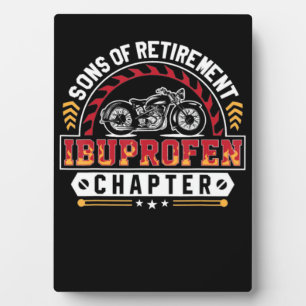 Son Or Arthritis Old Riders Funny Art Gift Plaque