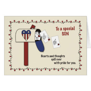 Son Patriotic Mailbox, Military Support