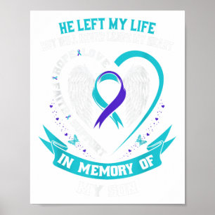 Son Suicide Awareness Prevention Memorial Graphic Poster