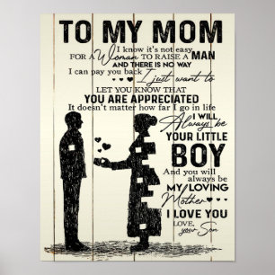 Son To My Mom   Home Decor   Gift For Mommy