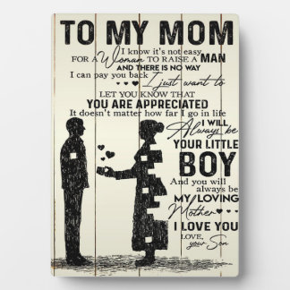 Son To My Mom | Home Decor | Gift For Mommy Plaque