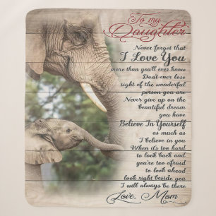 Son To My Mum Present Cute Gift for Family Sherpa Blanket