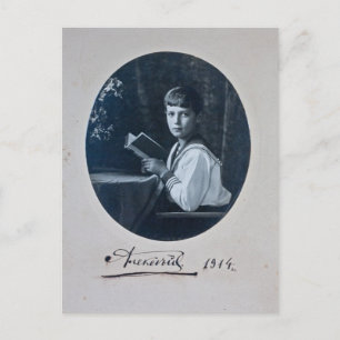Son tsar - ALEXIS Romanov of Russia #089 Postcard