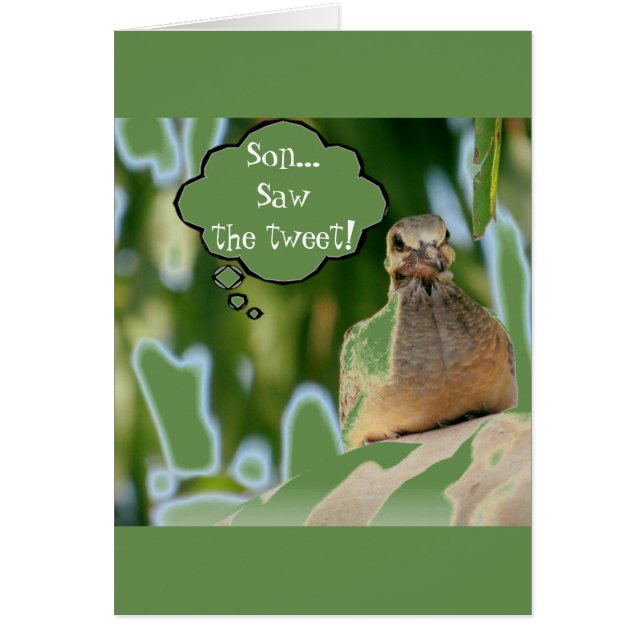 ***SON*** "TWEET SAYS IT IS **YOUR BIRTHDAY!!!!!** (Front)