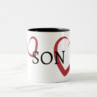 SON Typography Two-Tone Coffee Mug