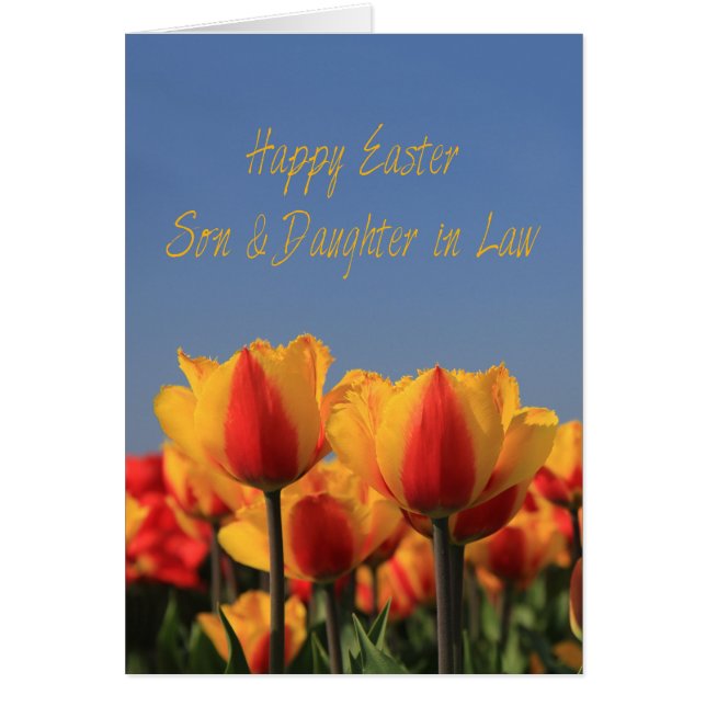 Son & Wife Happy Easter (Front)