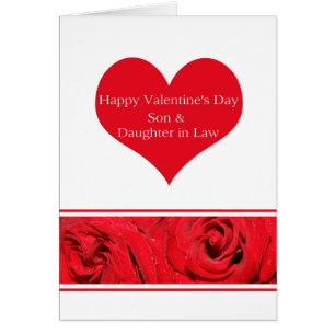 Son & Wife  Happy Valentine's Day Roses