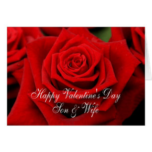 Son & Wife  Happy Valentine's Day Roses