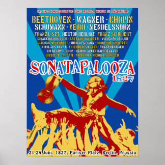 Sonatapalooza 1827 Concert Poster