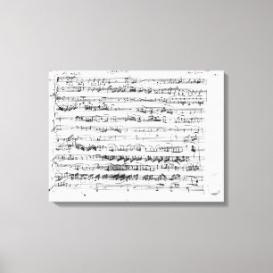Sonate Premiere for violin and harpsichord Canvas Print