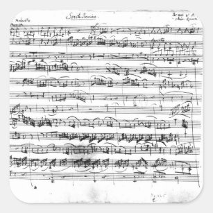 Sonate Premiere for violin and harpsichord Square Sticker