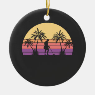 Sondeln Metal Detectorist Ceramic Tree Decoration