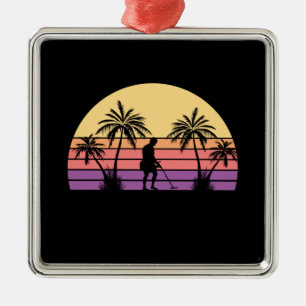 Sondeln Metal Detectorist Metal Tree Decoration