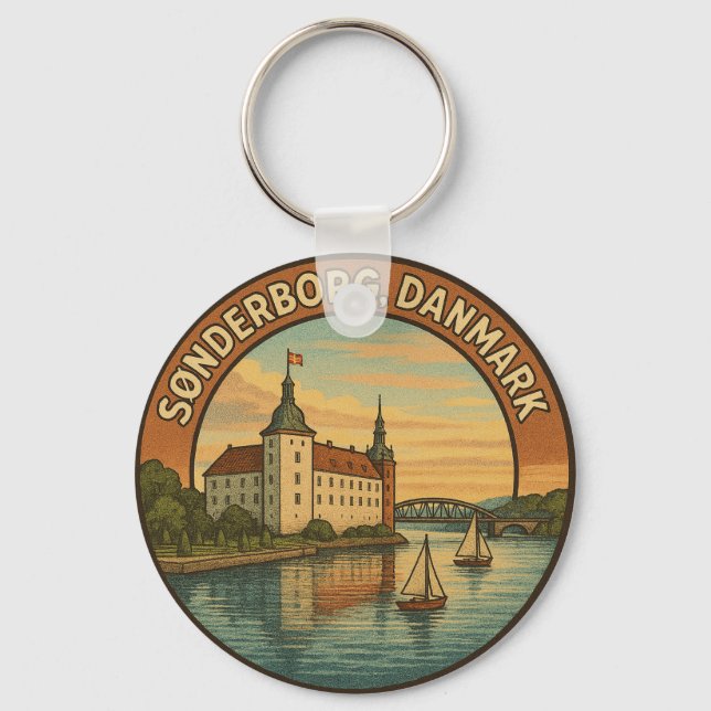 Sønderborg Denmark Castle Key Ring (Front)