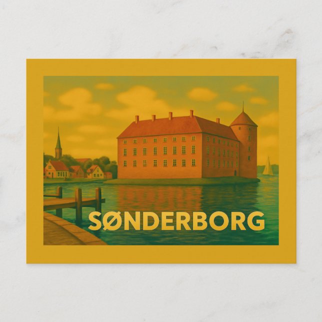 Sønderborg Denmark Castle Postcard (Front)
