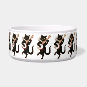 song and dance cat food bowl