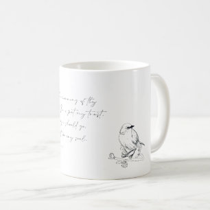 Song bird, Bible verse, Psalm 143:8, Coffee Mug
