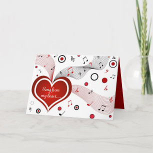 Song from my heart - Card