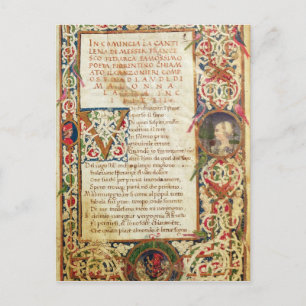 Song in praise of Laure Postcard