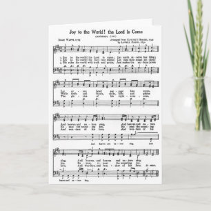 SONG! Joy to the World Holiday Card