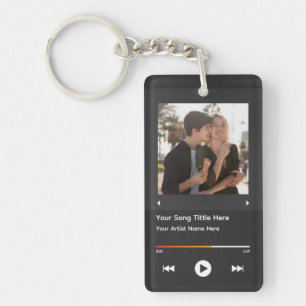 Song Keychain Personalised Album Keyring Music