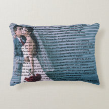 Song lyrics anniversary pillow