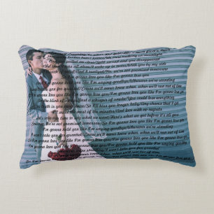 Song lyrics anniversary pillow