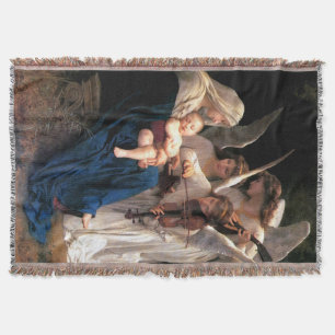 Song of Angels Virgin Mary & Child Jesus Blanket