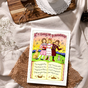 Song of Friendship Birthday Card