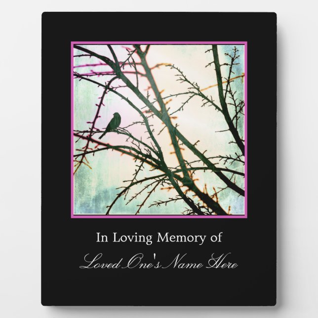 Song of Hope Commemorative Plaque (Front)