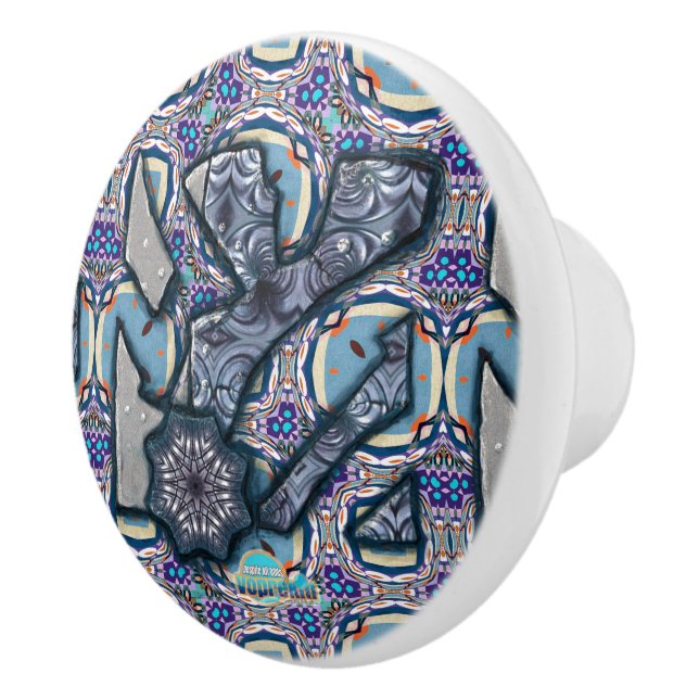 Song of Living Metal No 2 Ceramic Knob (Right)