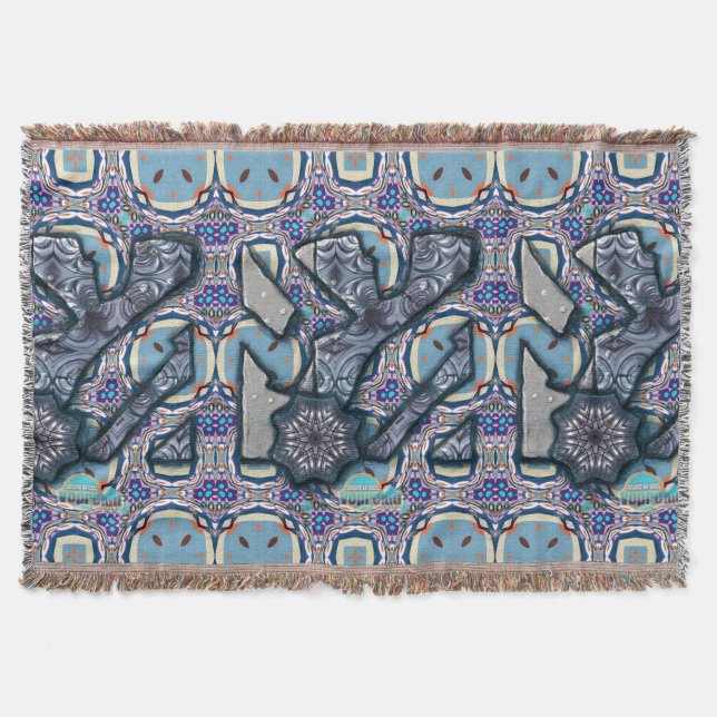 Song of Living Metal No 2 Throw Blanket (Front)