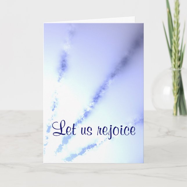 Song of Mary Magnificat Luke 1:46-48 Holiday Card (Front)