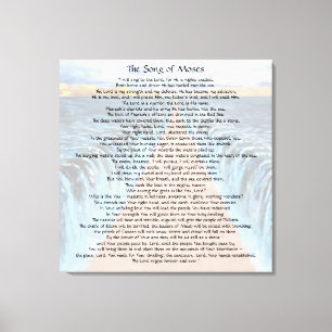 Song of Moses Canvas Print